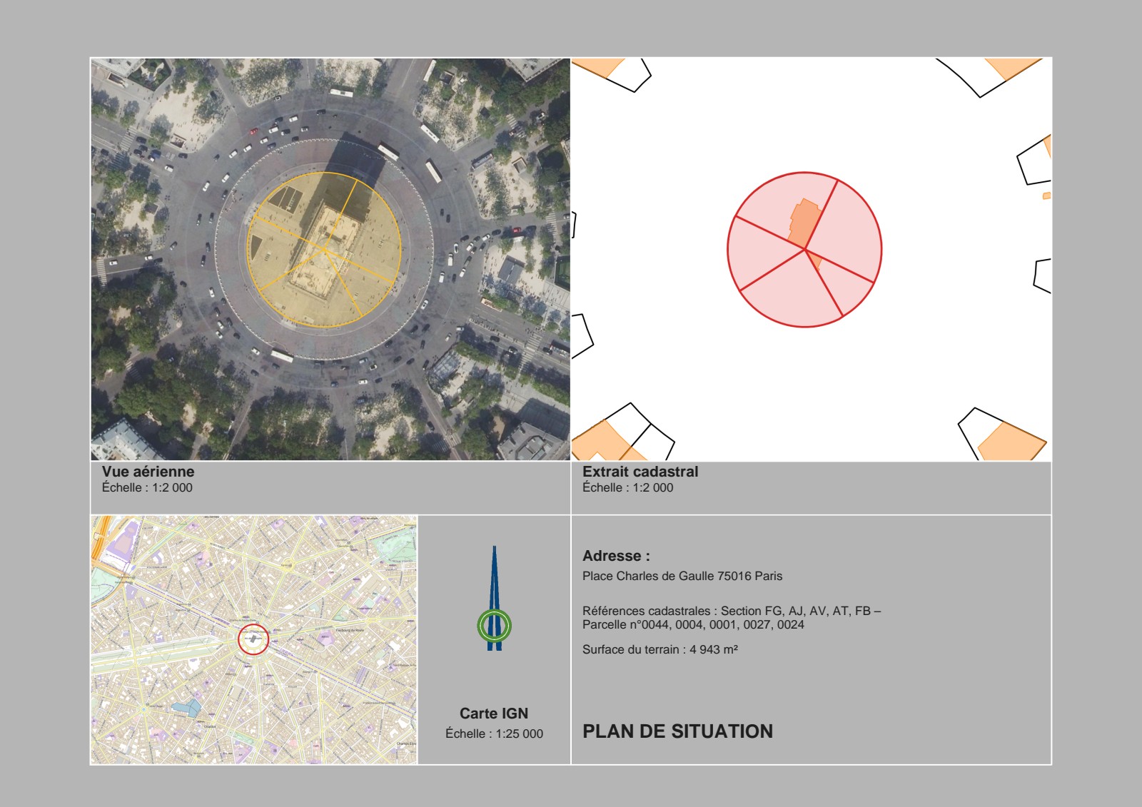 Exemple de plan de situation version HD sans watermark